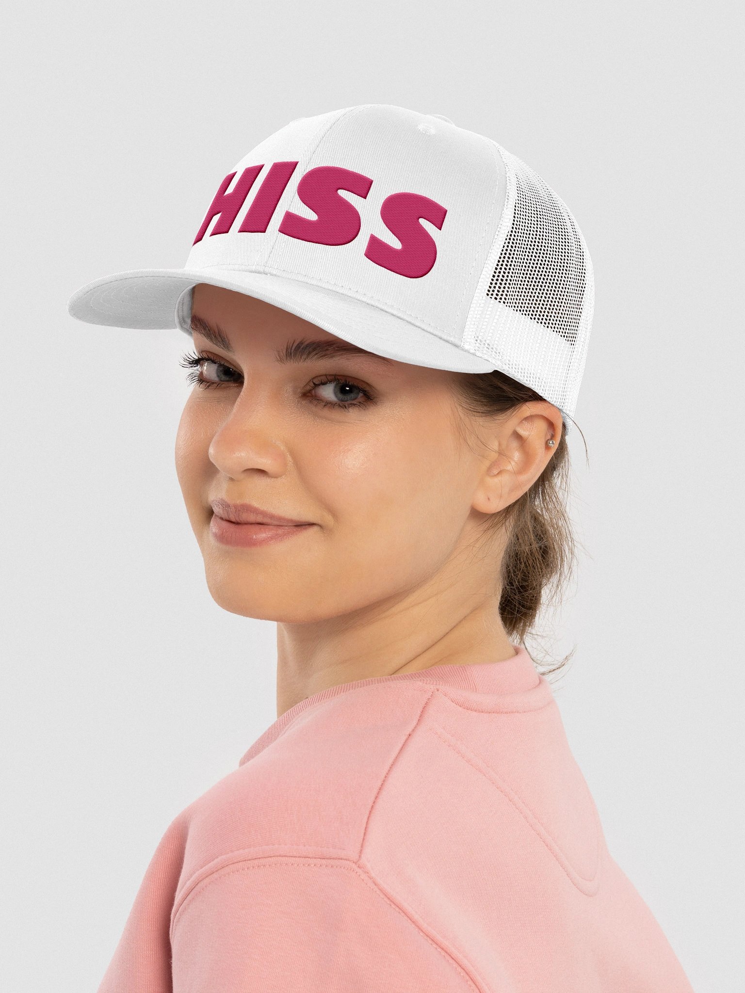 Embroidered HISS Hat - Pink Thread Collection product image (18)