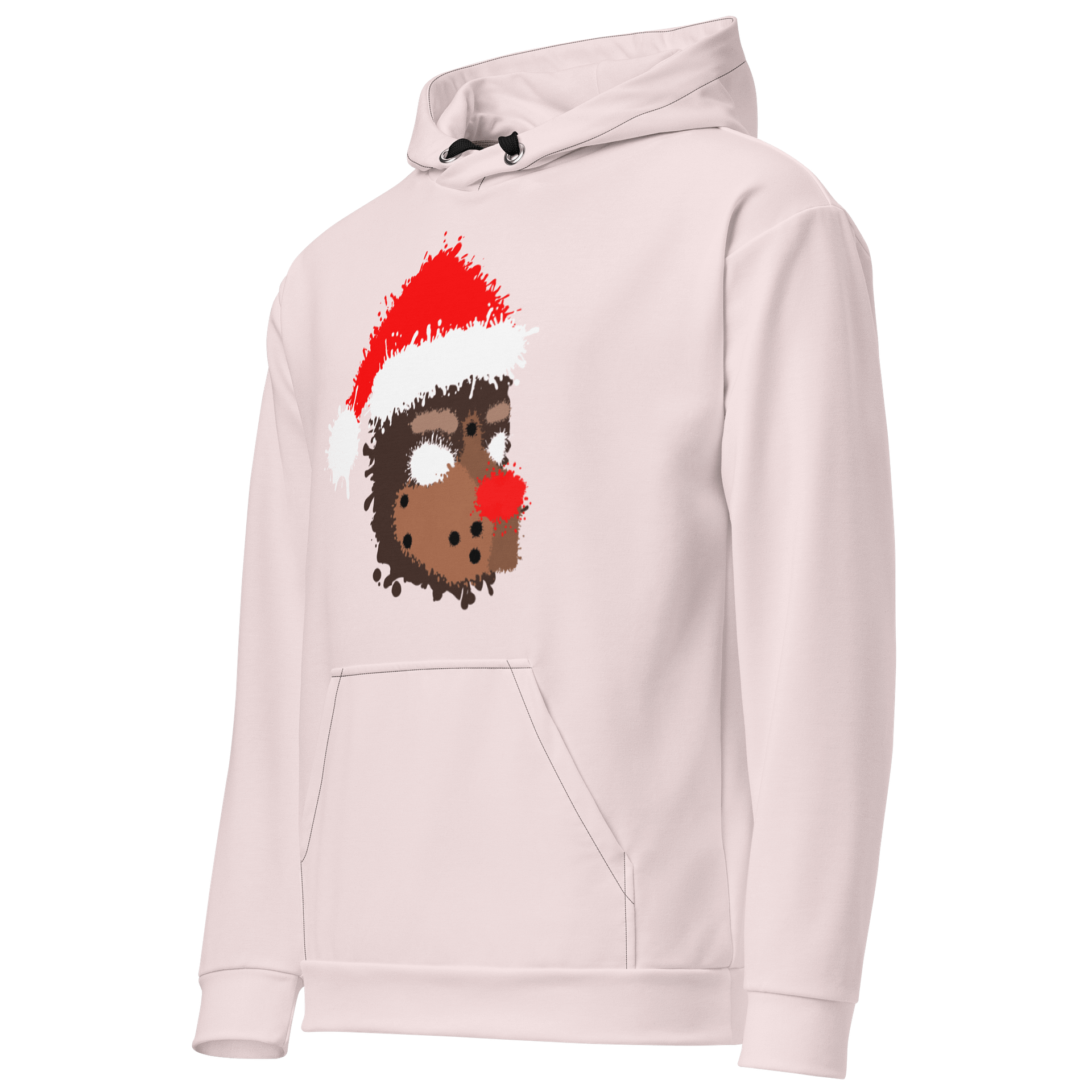 Pup Splatter Santa Reindog Hoodie product image (2)