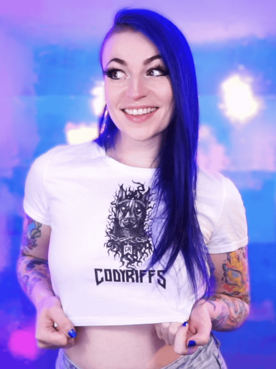 Demon Dog Crop Top product image (1)