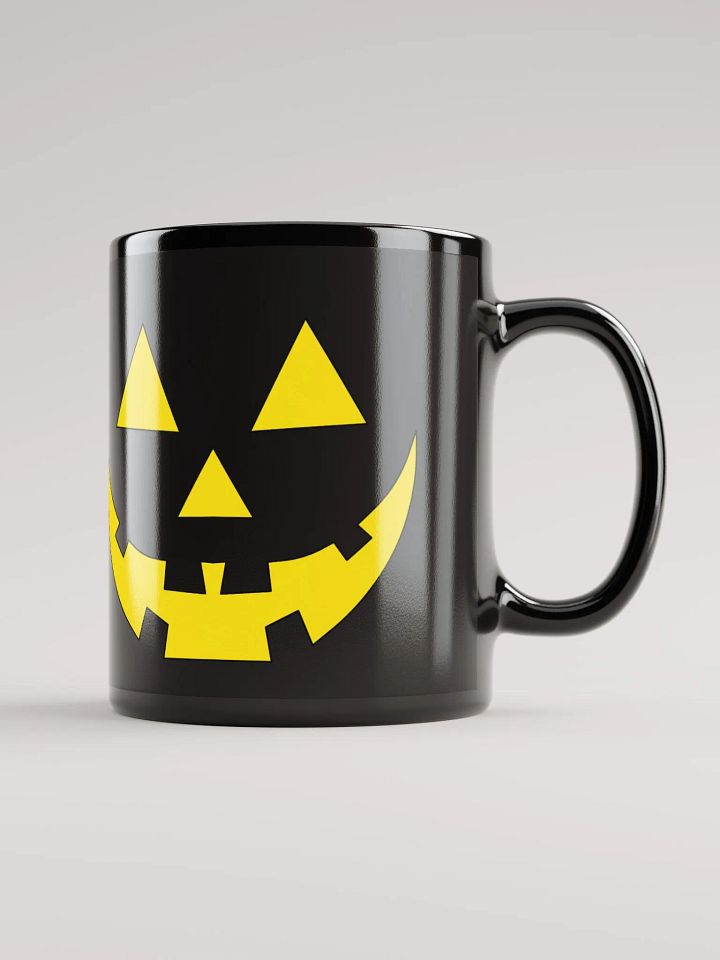 Black Halloween Jack o Lantern Mug! product image (1)