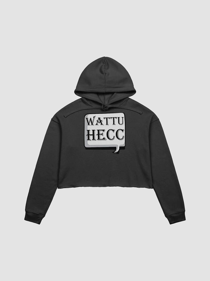 wattuhecc Bella+Canvas Fleece Crop Hoodie product image (3)
