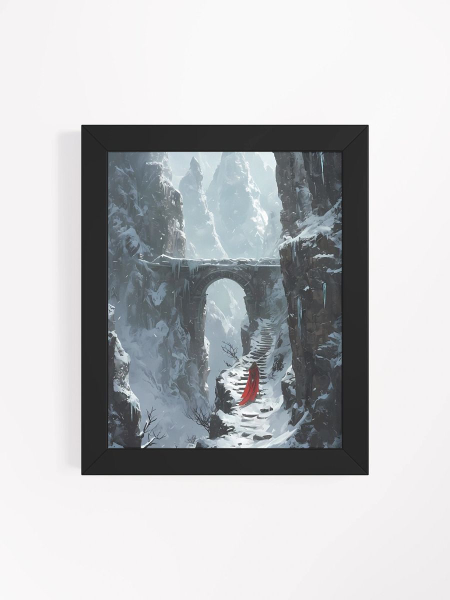 Snowy Mountain Wanderer Framed Poster product image (5)