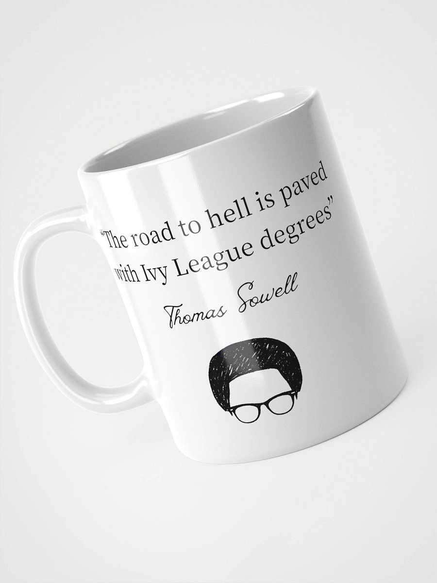 "The Road to Hell" — Thomas Sowell Quote Mug product image (3)