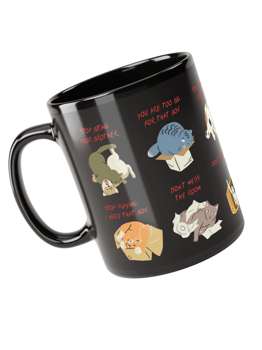 Naught Cats Black Mug product image (5)