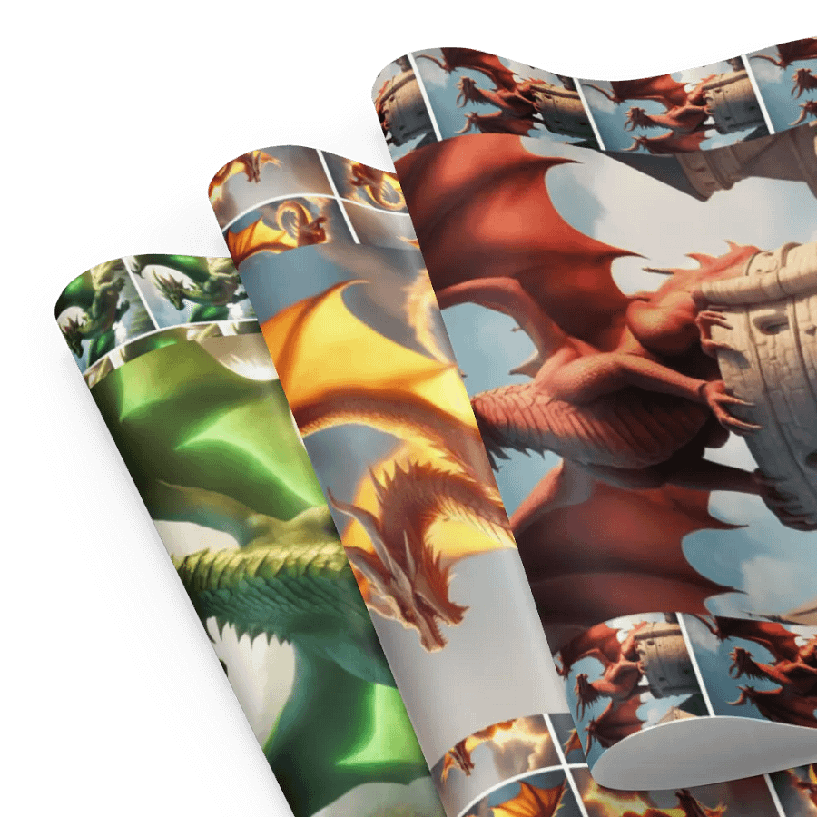 Dragon's Lair Wrapping Paper Set product image (5)