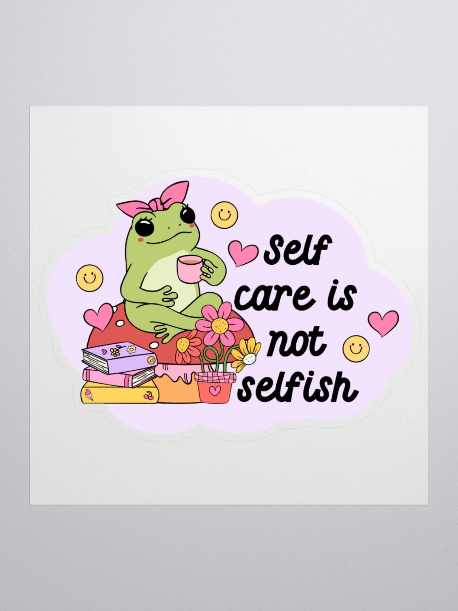 Self Care Is Not Selfish Sticker product image (2)