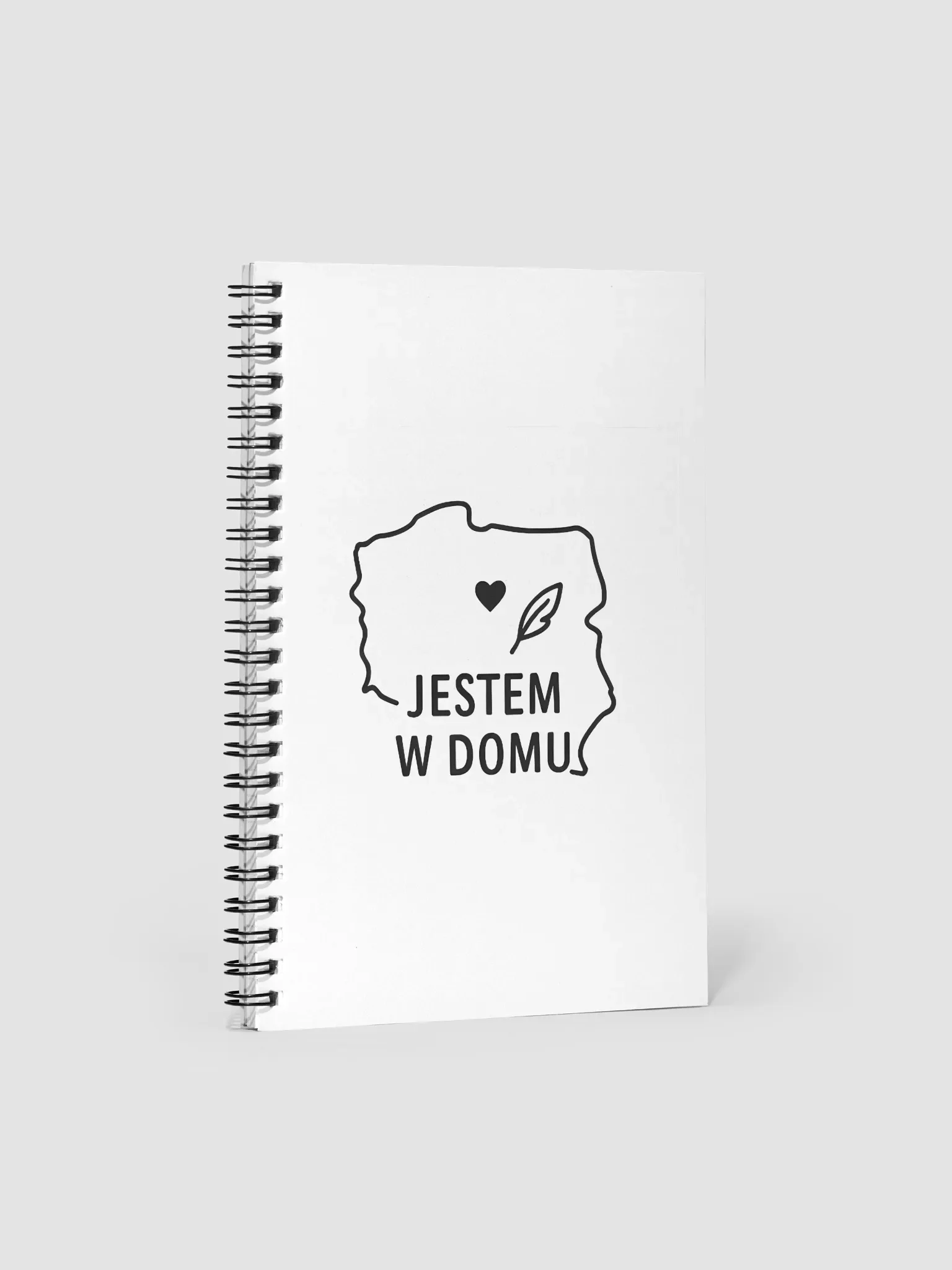 Jestem w domu notebook by The Writing Traveler product image (1)