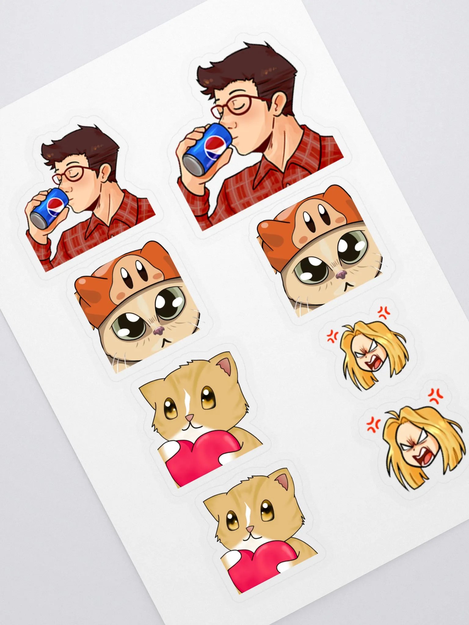 Jimmy D and Aly Stickers product image (1)