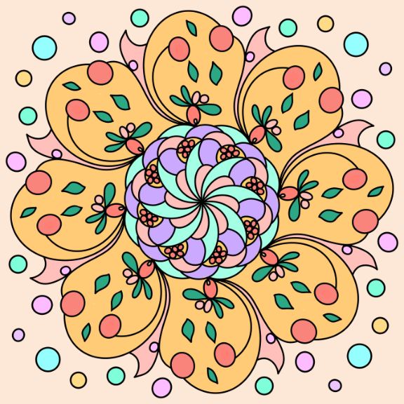 Stunning Mandalas Colouring Pages Set of Seven - Digital Download product image (4)