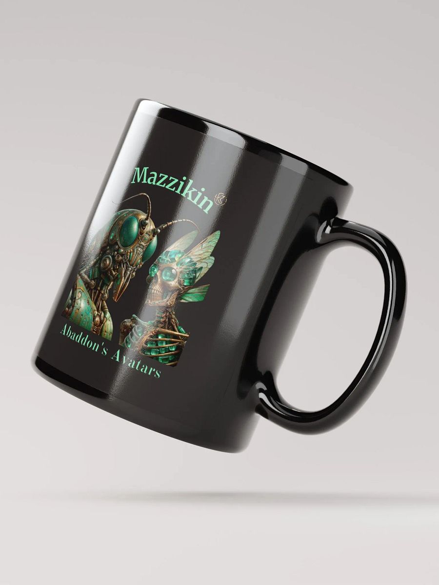 Supernal Mazzikin | Black Glossy Mug product image (4)