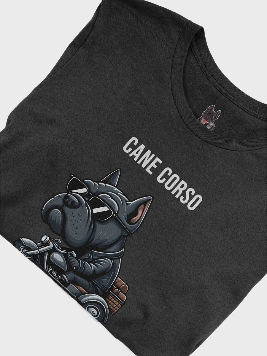 Cane Corso T-shirt: Fast and Classy on an Old-School Ride ! product image (3)