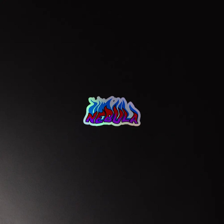 Holographic Nebula Sticker product image (2)