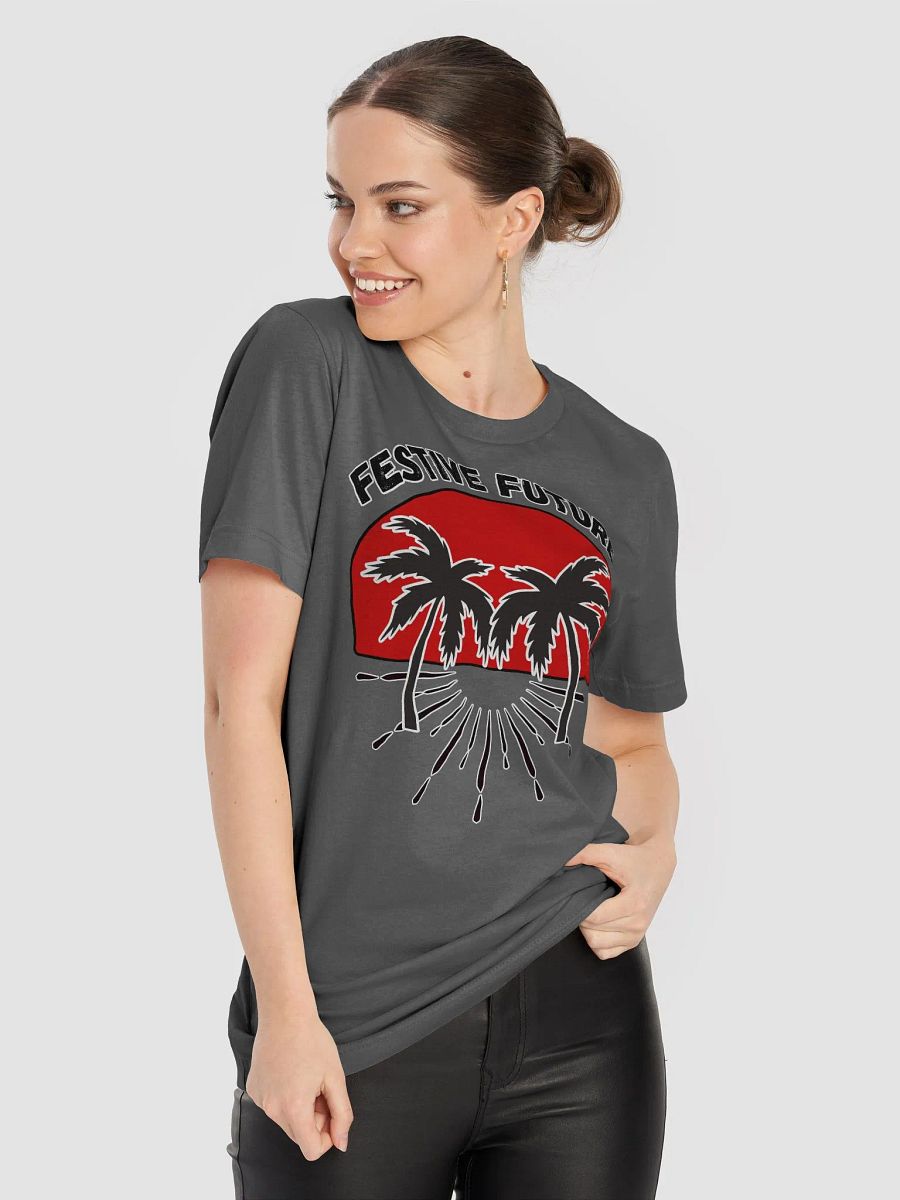 Festive Future - Sunset Beach Scene T-shirt product image (76)