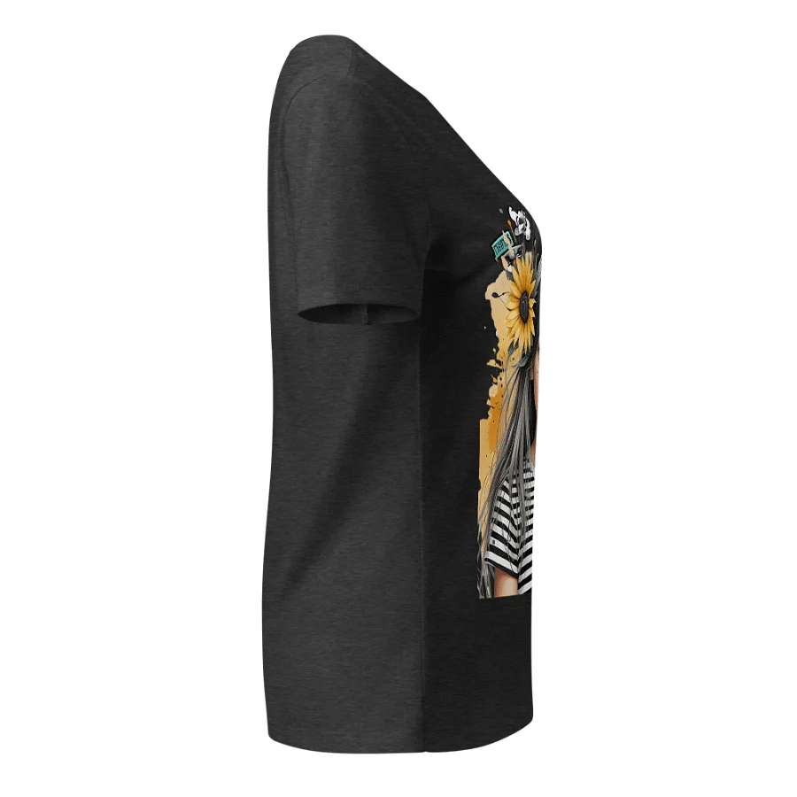 Sunflower Serenity Women's Relaxed V-Neck T-Shirt product image (14)