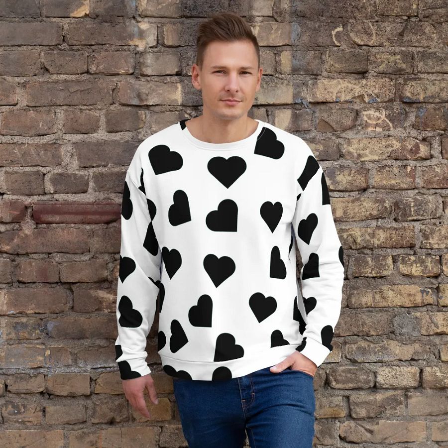 Abstract Love Pattern 4 # 2 Unisex Sweatshirt product image (3)