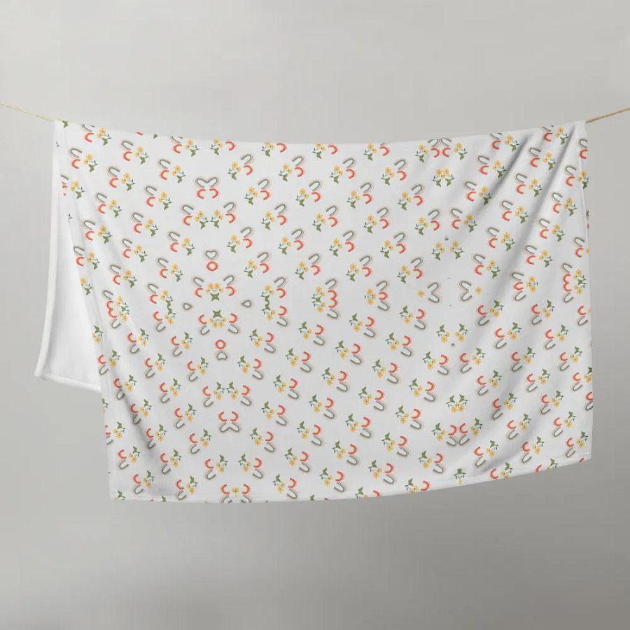 Rainbow Floral Blanket product image (21)