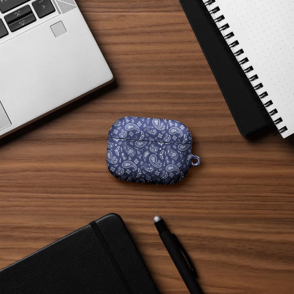 Indigo Bandana AirPods Case product image (50)