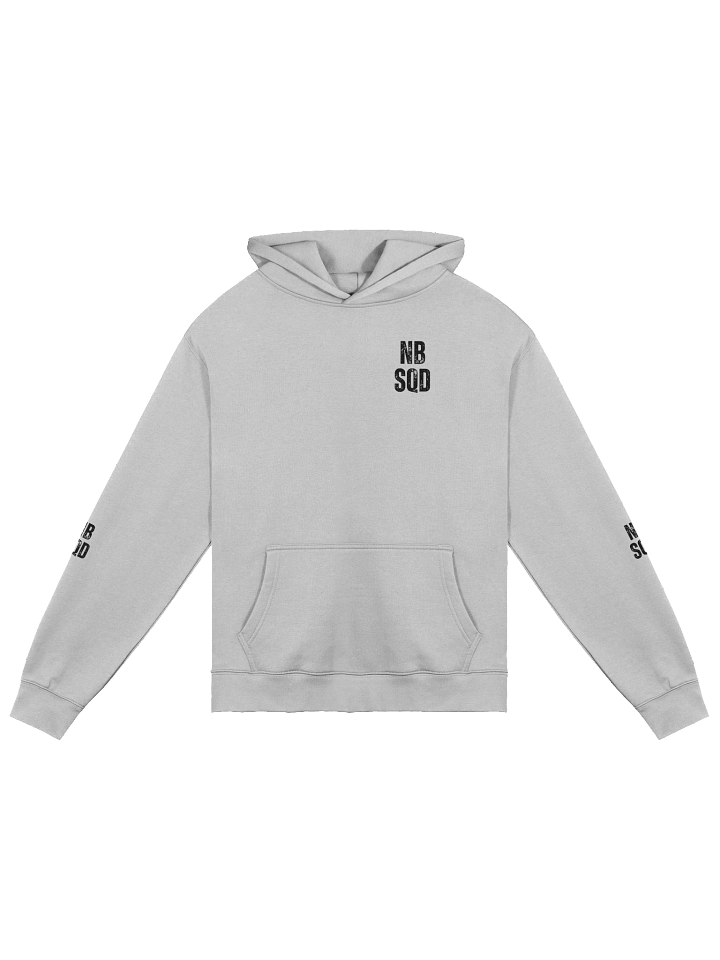 Official Noobsquad Black Unisex Light Grey/White Hoodie product image (1)