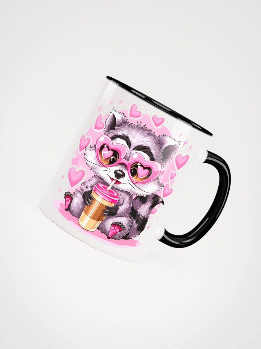 Love-Struck Raccoons Ceramic Mug product image (10)