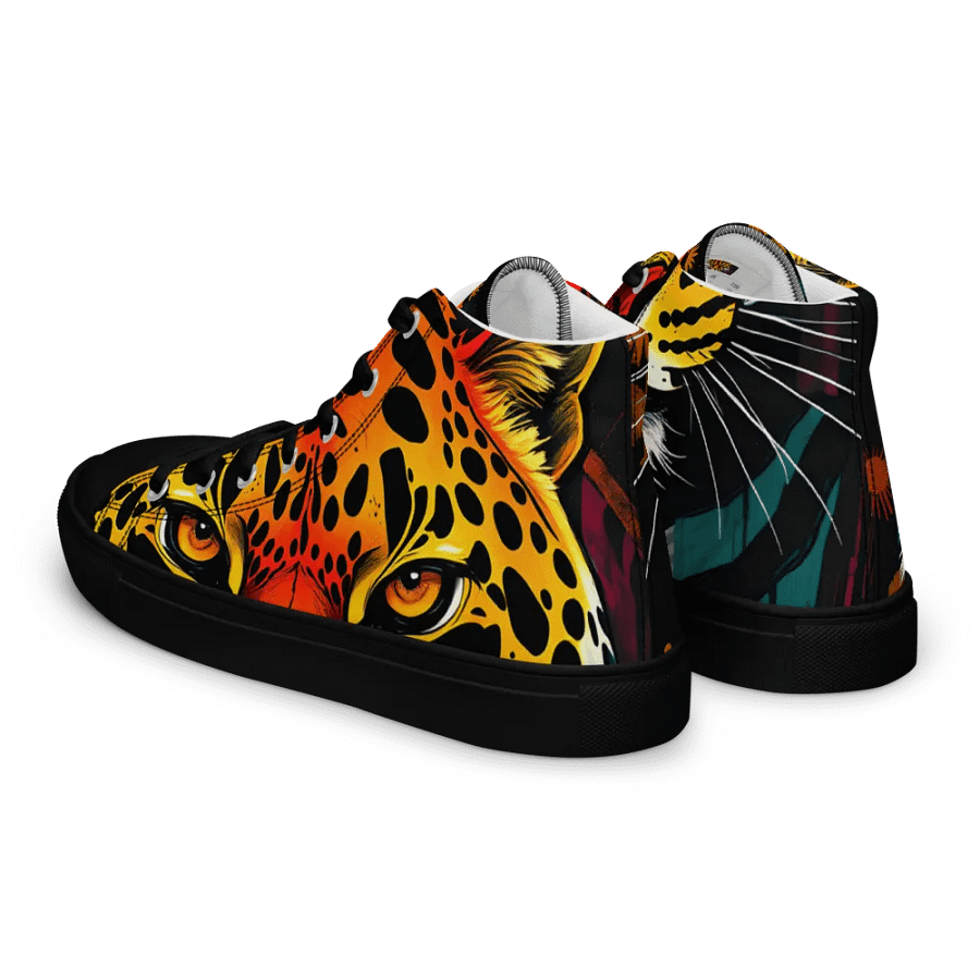 women's retro leopard canvas high tops product image (5)