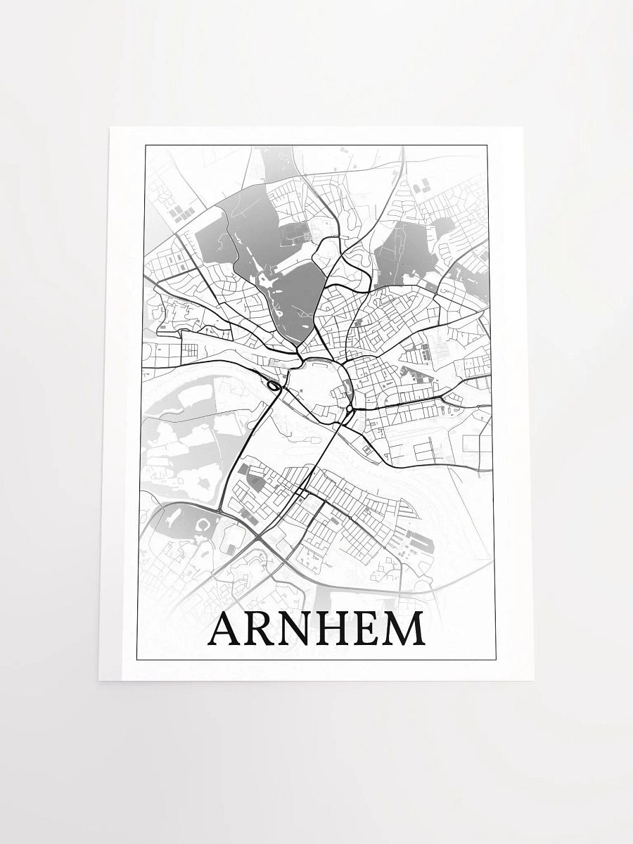 Arnhem, Netherlands, city map print product image (18)