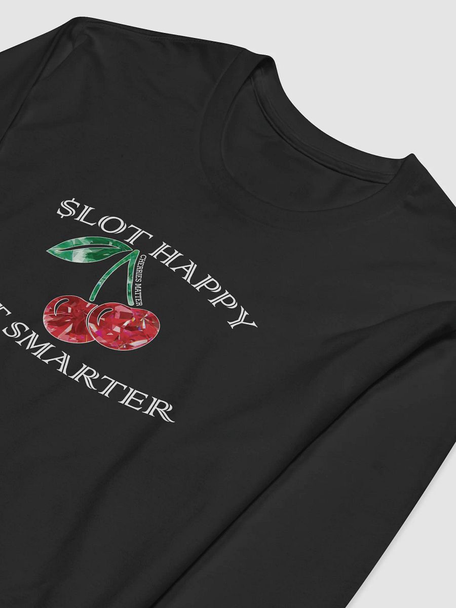Cherries Matter Slot Happy Slot Smarter Fitted Long Sleeve Shirt product image (3)