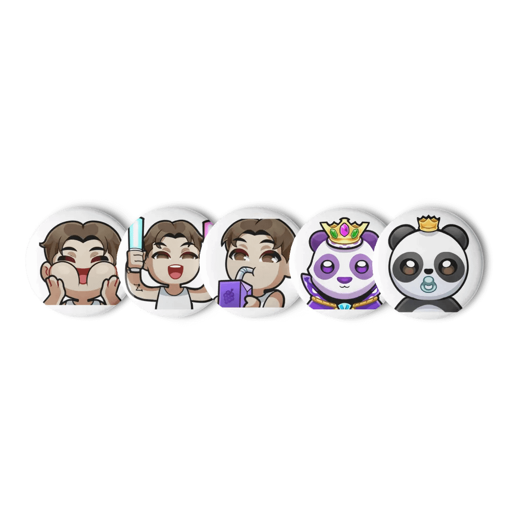 Emote Pin Button Set 2 product image (1)