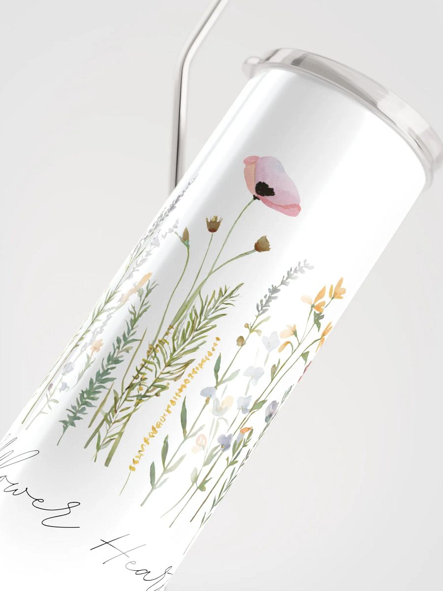 Wildflower Heart Stainless Steel Tumbler product image (5)