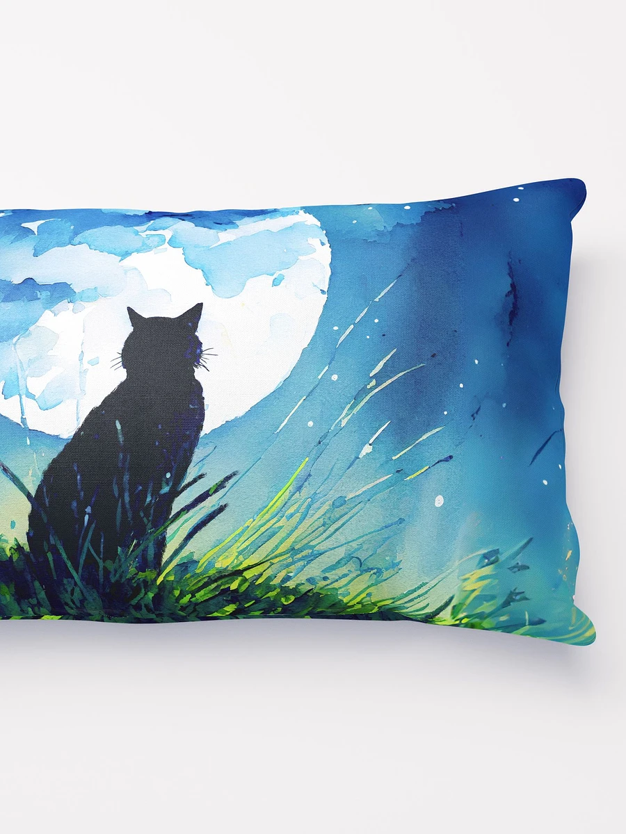 A Cat Sings To The Moon Throw Pillow product image (6)
