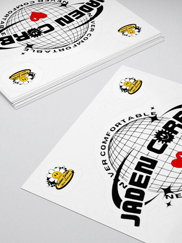 NEVER COMFORTABLE STICKERS - V.1 product image (1)