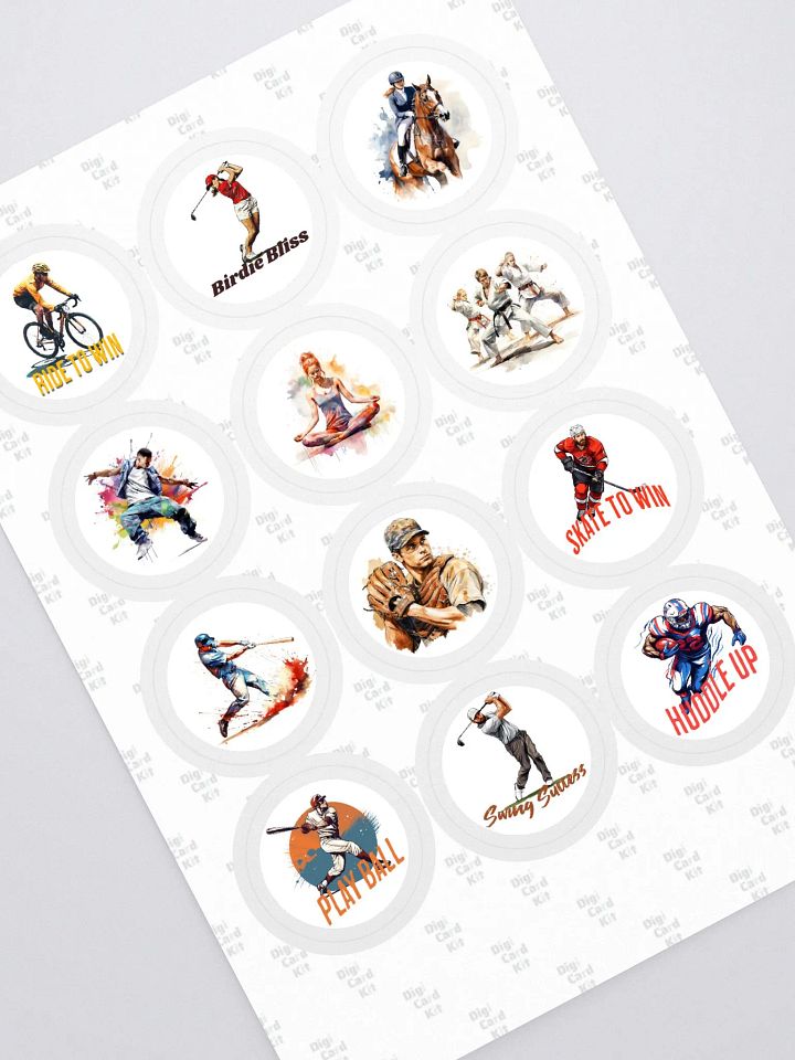 Sticker sheet sports product image (1)