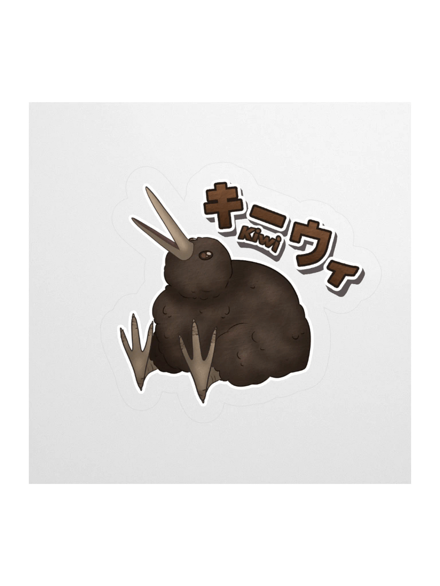Kiwi Bird Kiss Cut Stickers product image (1)