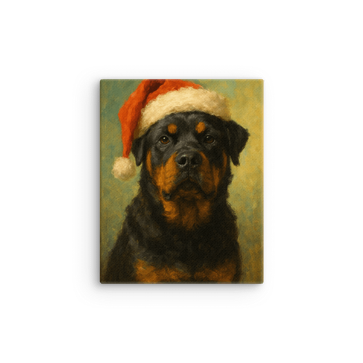 Santa Rottweiler Thin Canvas product image (3)