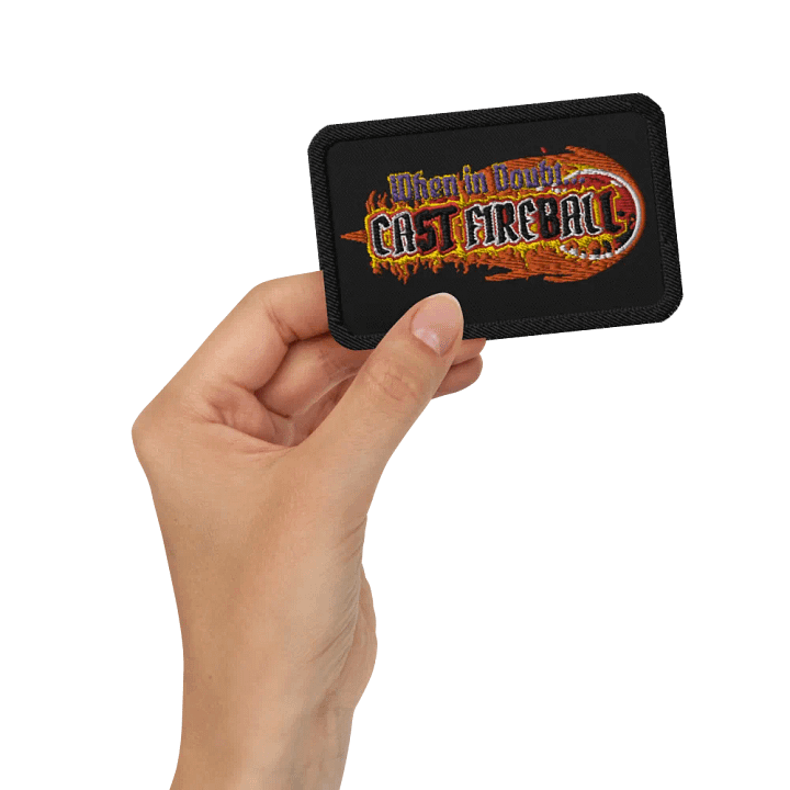 When in Doubt CAST FIREBALL Patch product image (2)