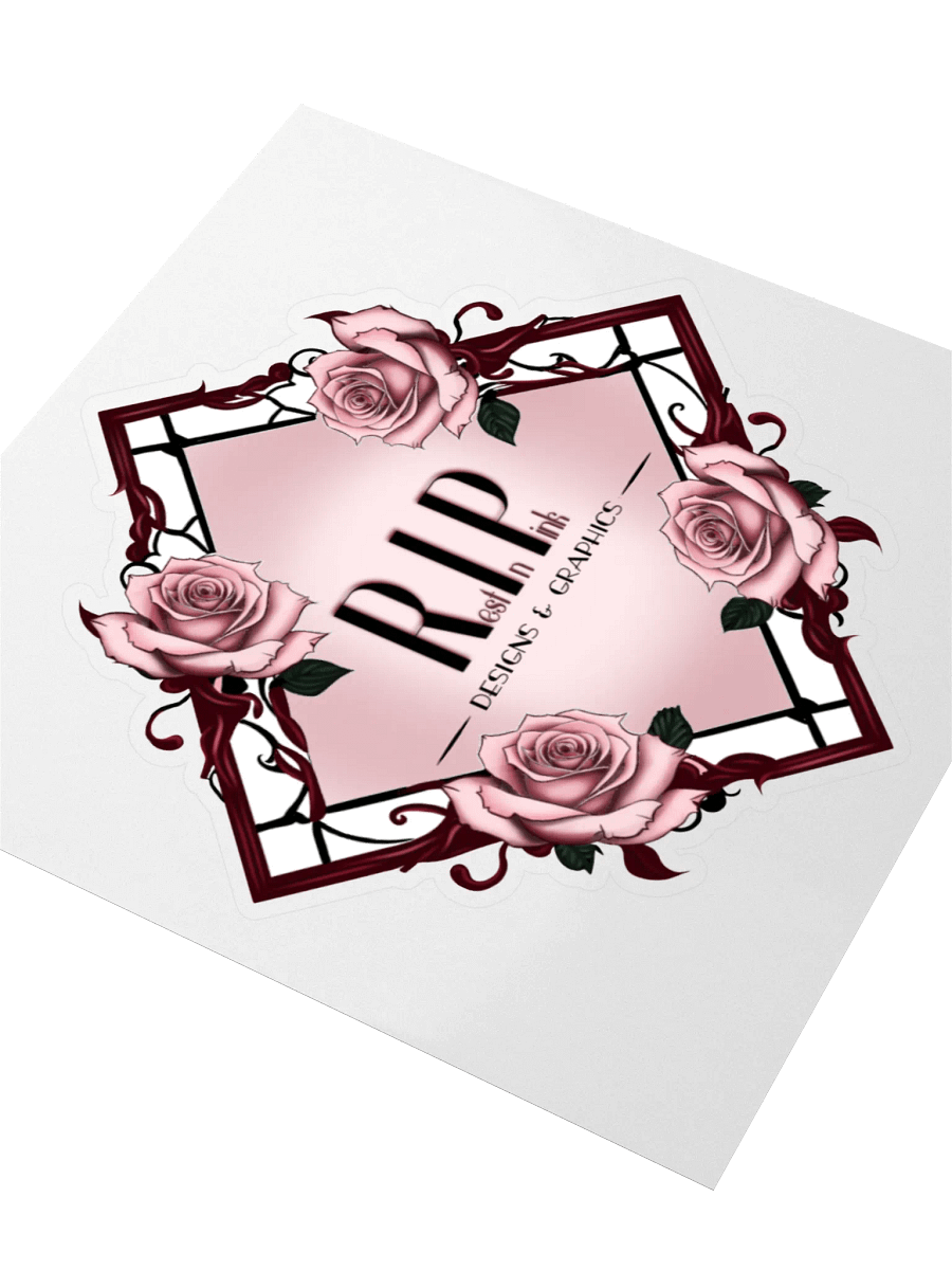 RIP Full Logo Kiss Cut Stickers product image (8)