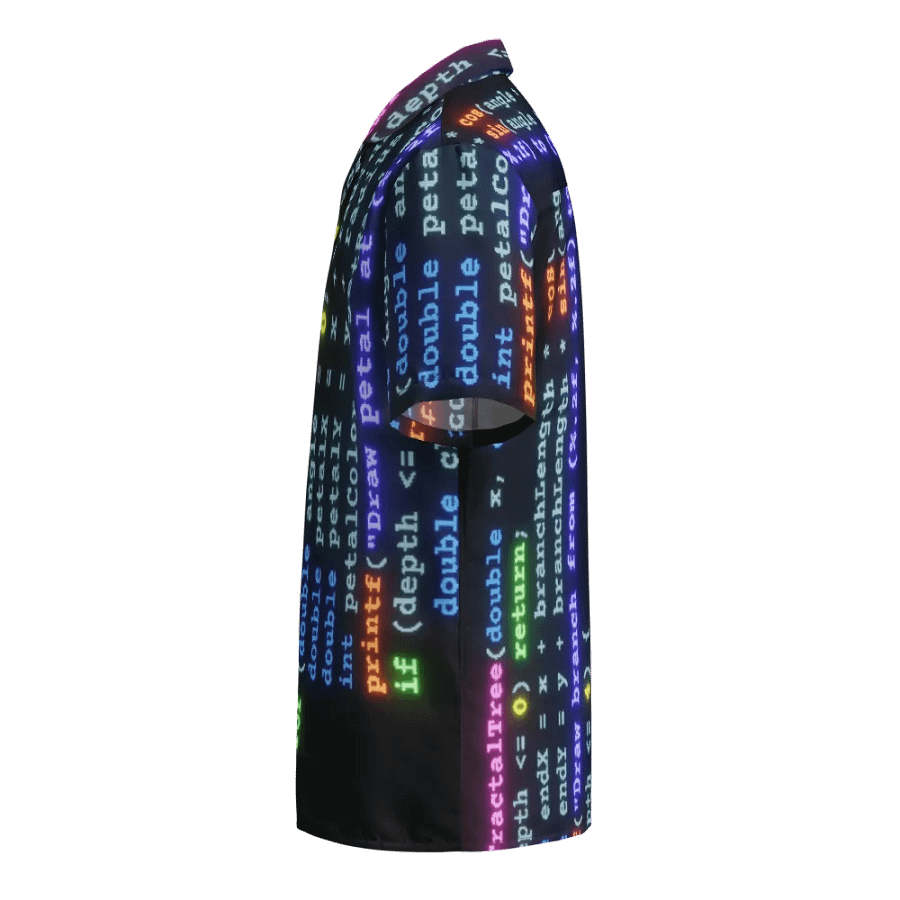 Computer Programming in C (unisex Hawaiian shirt) product image (10)