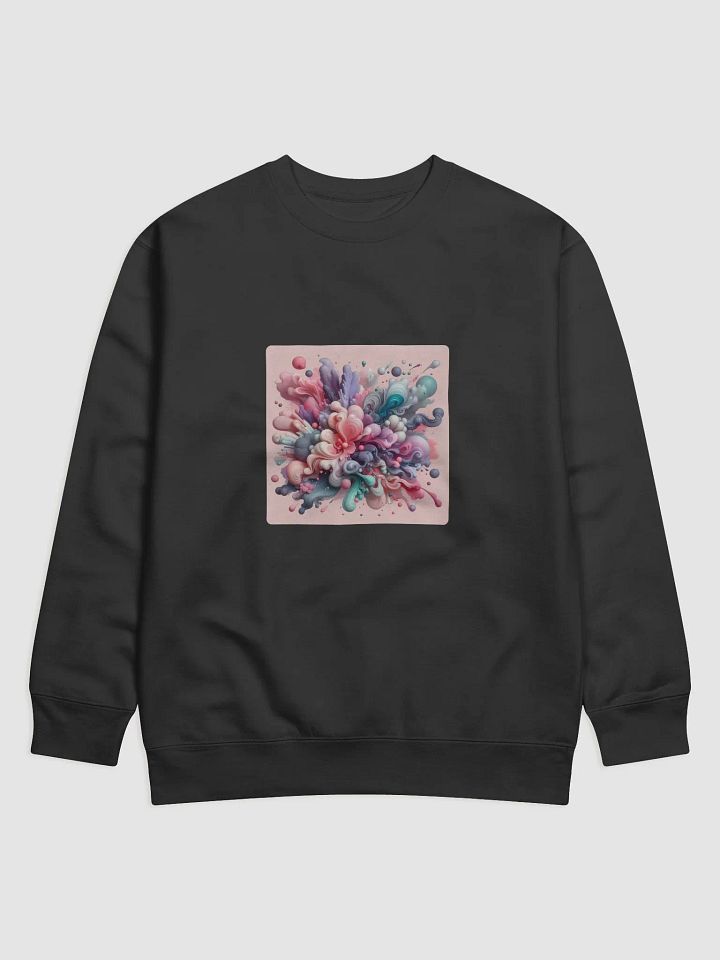 Swirling Dreams Premium Sweatshirt | AI Design abstract fluid product image (1)