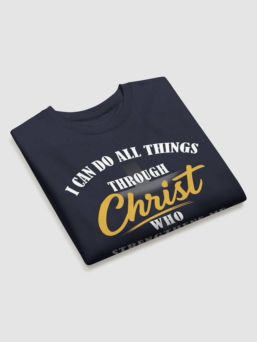 Golden Christ Strength Sweatshirt product image (15)