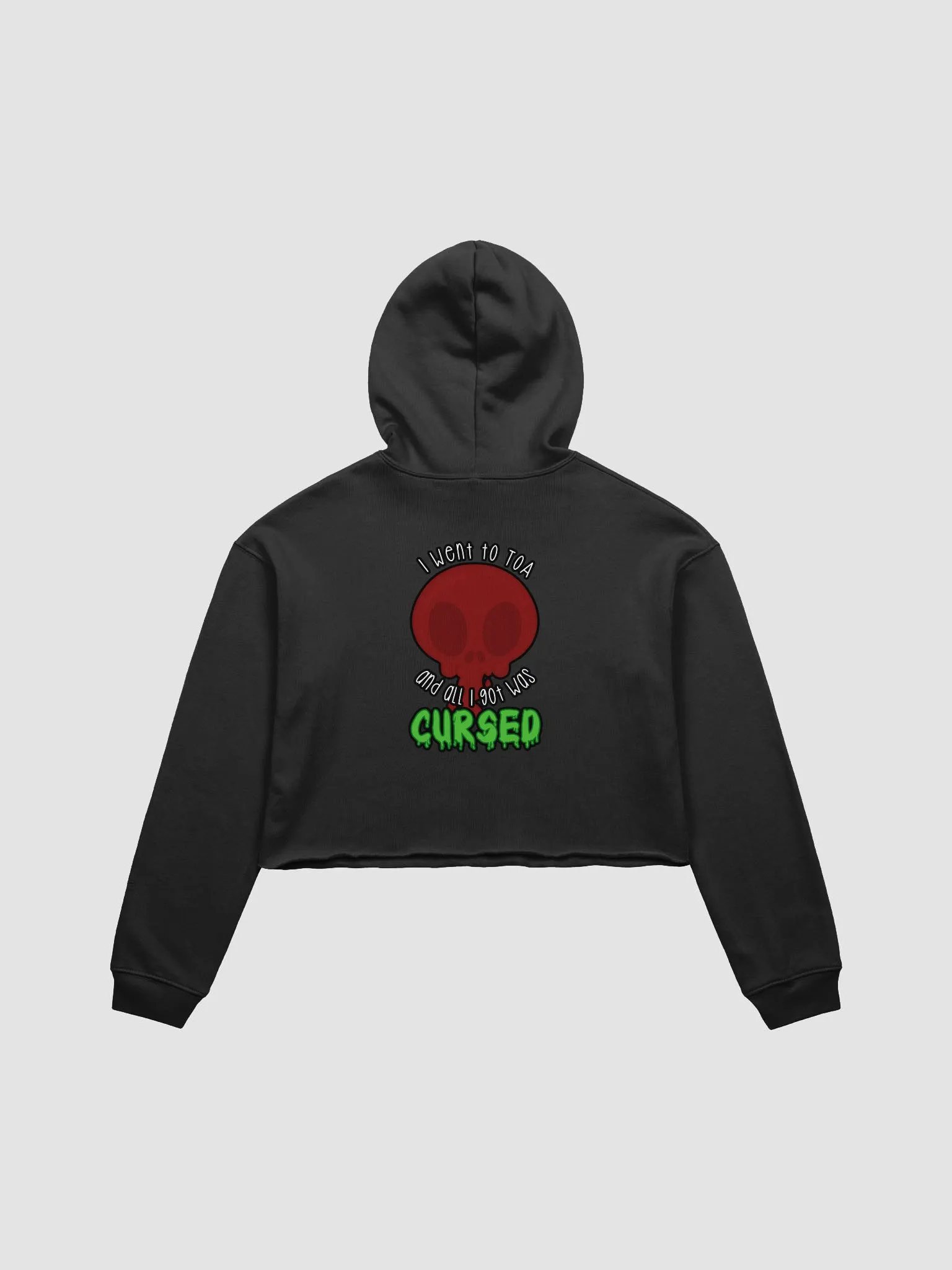 All I Got Was Cursed - Death Knight - Crop Hoodie product image (2)