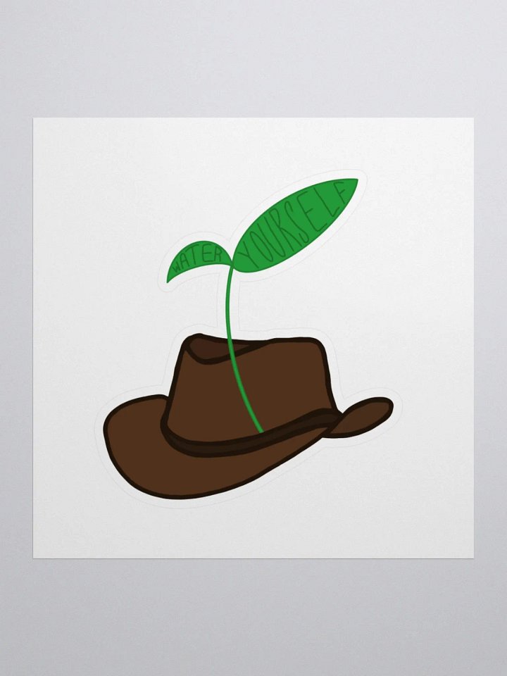 Water Yourself Plant Sticker product image (1)