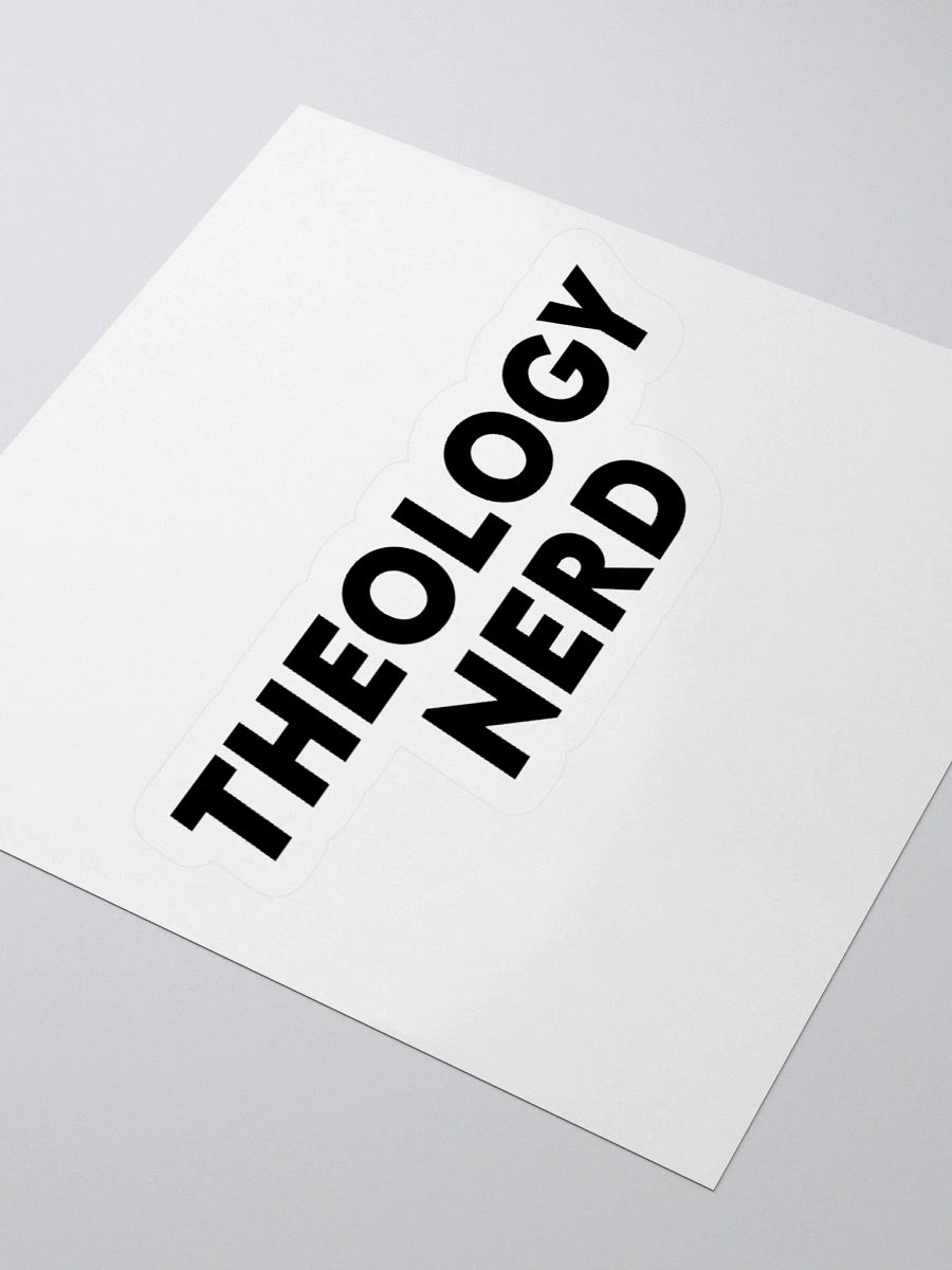 Theology nerd sticker product image (3)