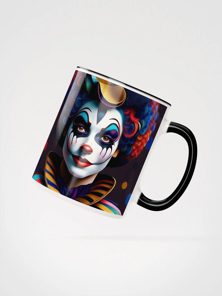 Ceramic Mug with Color inside clown girls double trouble product image (10)