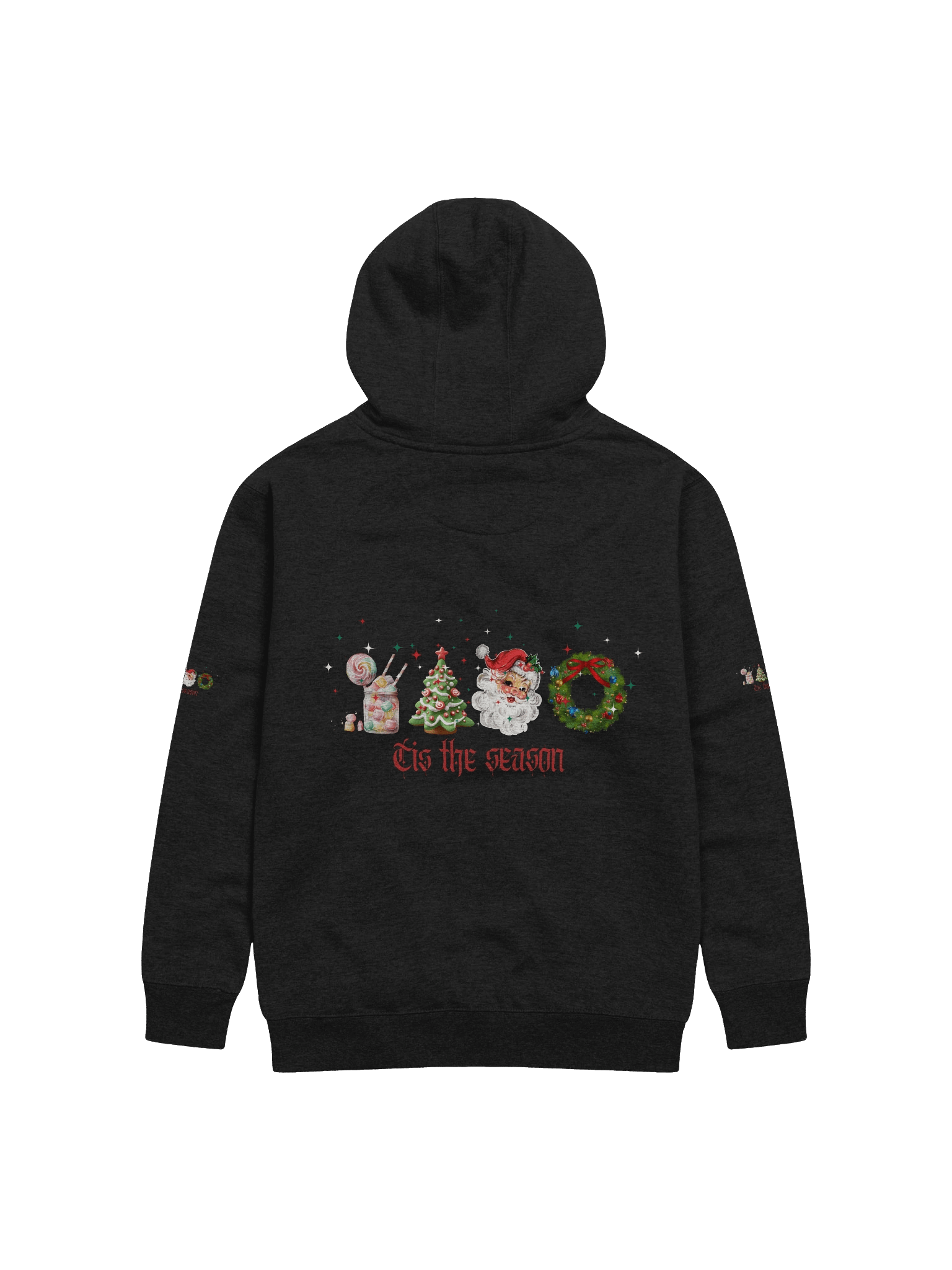 Tis The Season Retro Christmas Hoodie Design product image (17)