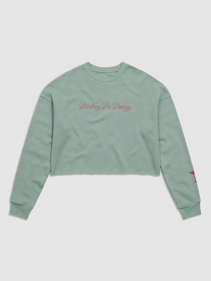 Bitchez Be Boozy Cropped Long Sleeve Top product image (1)