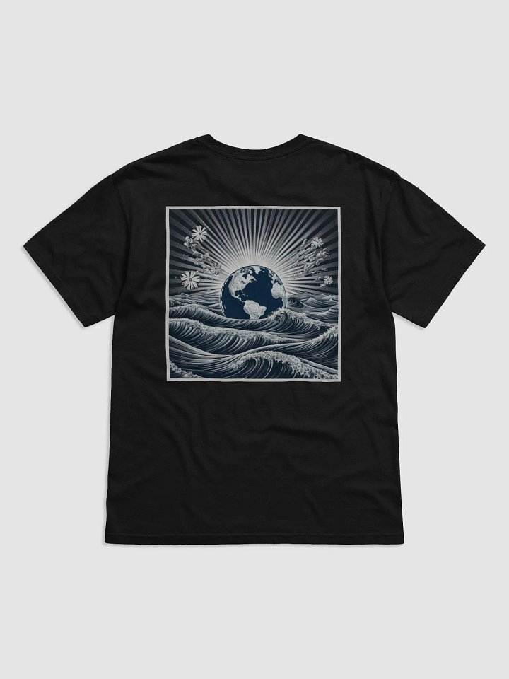 Cosmic Earth Bloom T-Shirt product image (2)