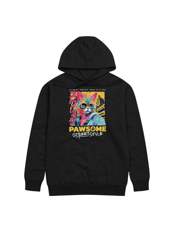 Trendy Pawsome Cat Comfort Hoodie: Stylish Streetwear product image (2)