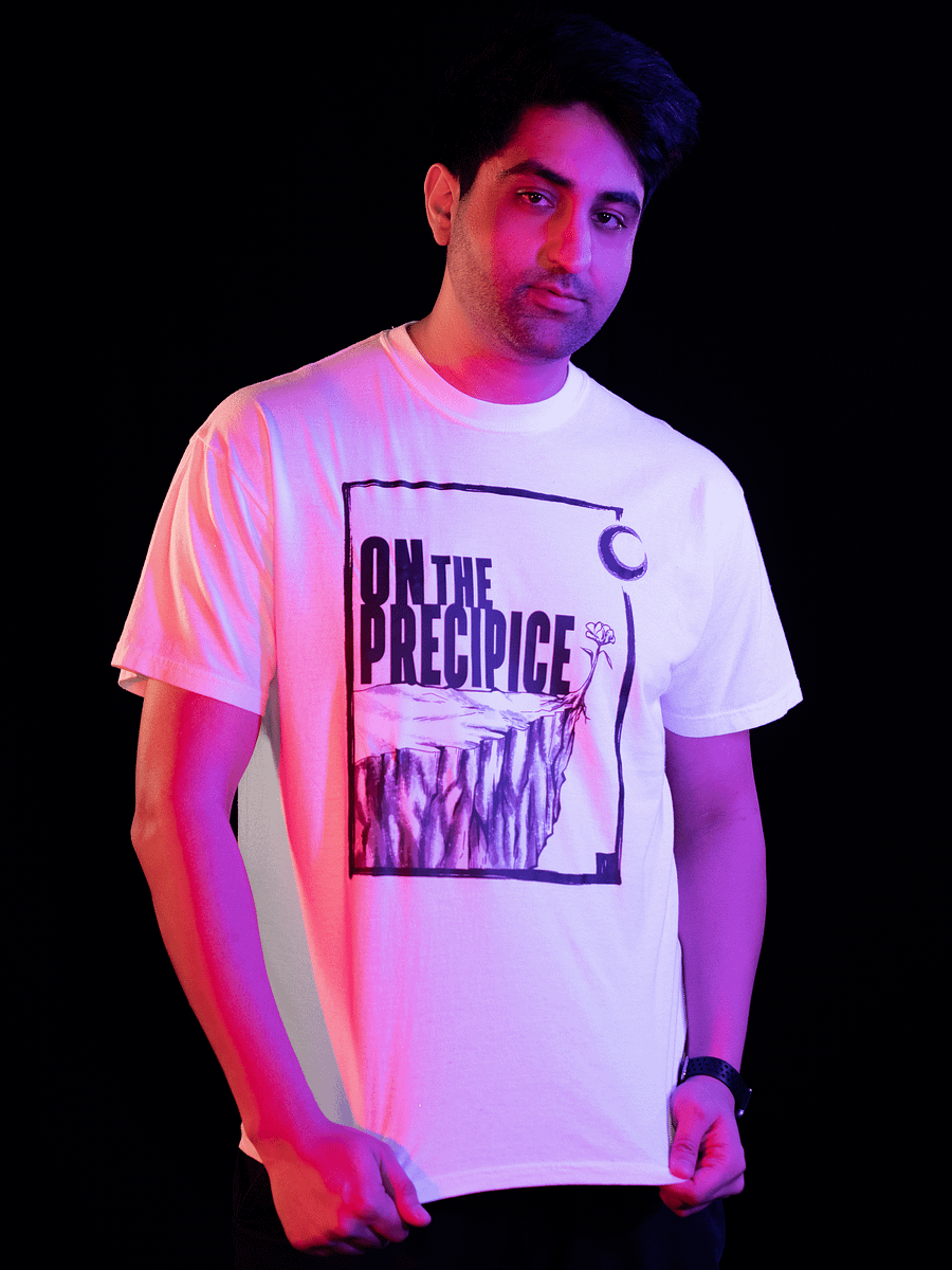 On The Precipice White T-Shirt product image (3)