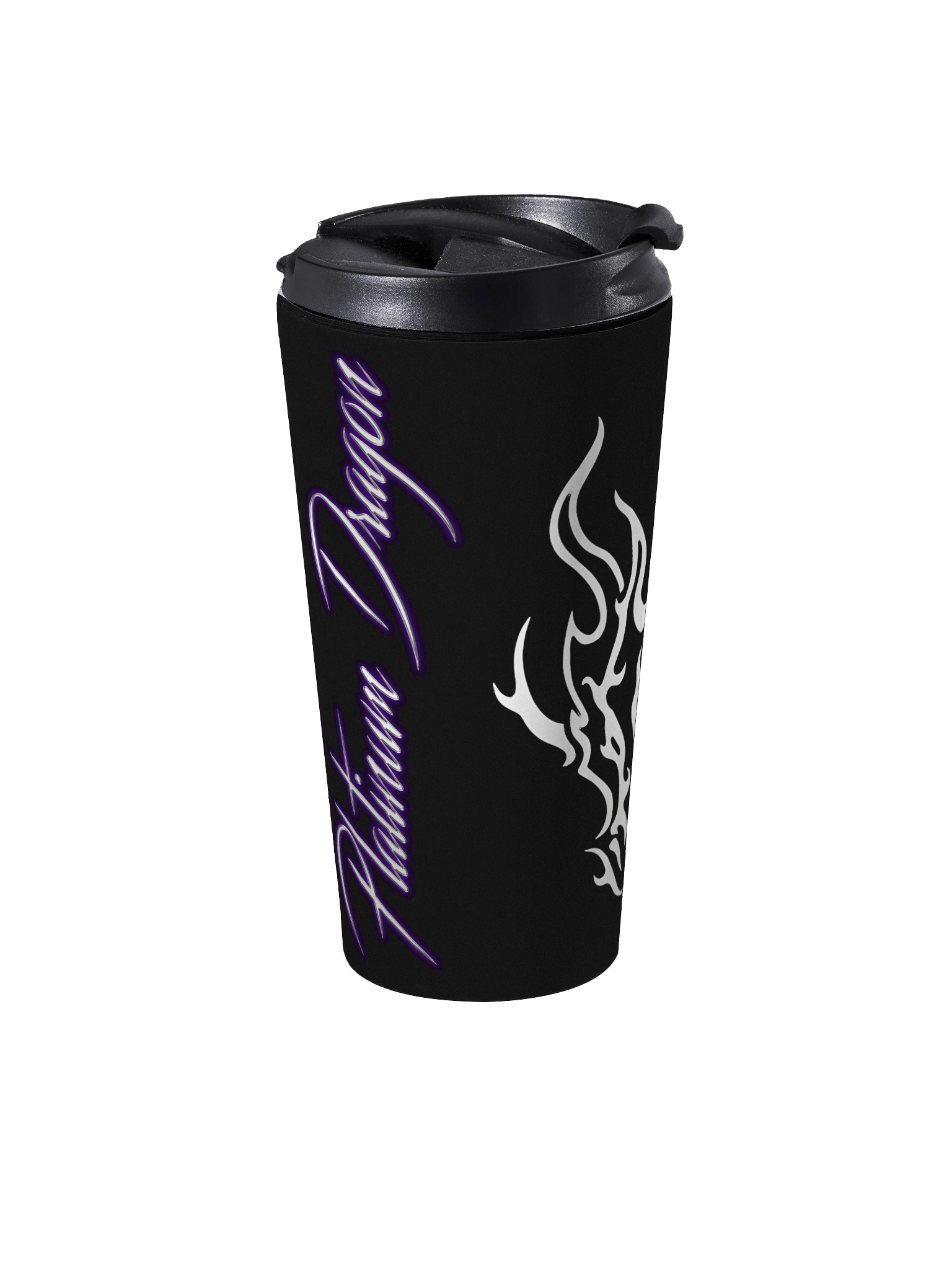 Classic Platinum Dragon Travel Mug product image (2)