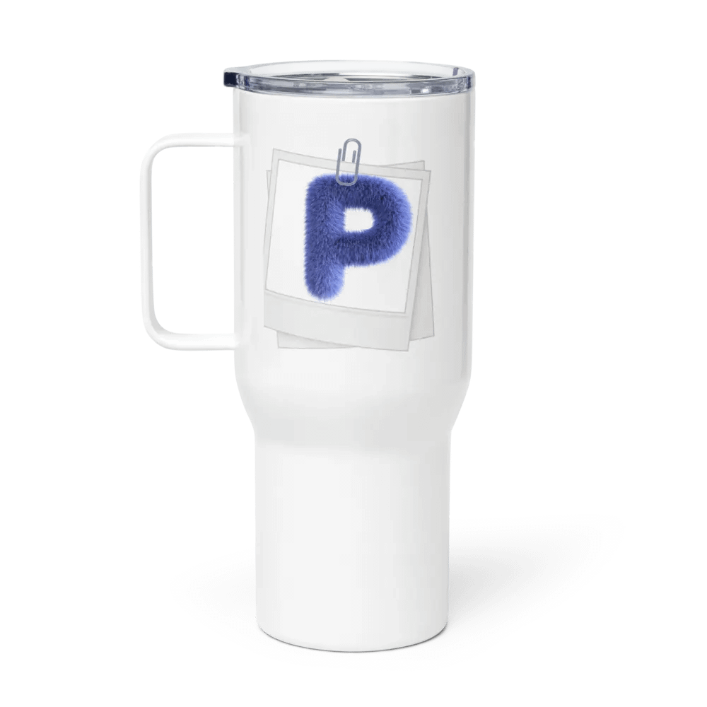 Plushy P Personalized Travel Mug product image (1)