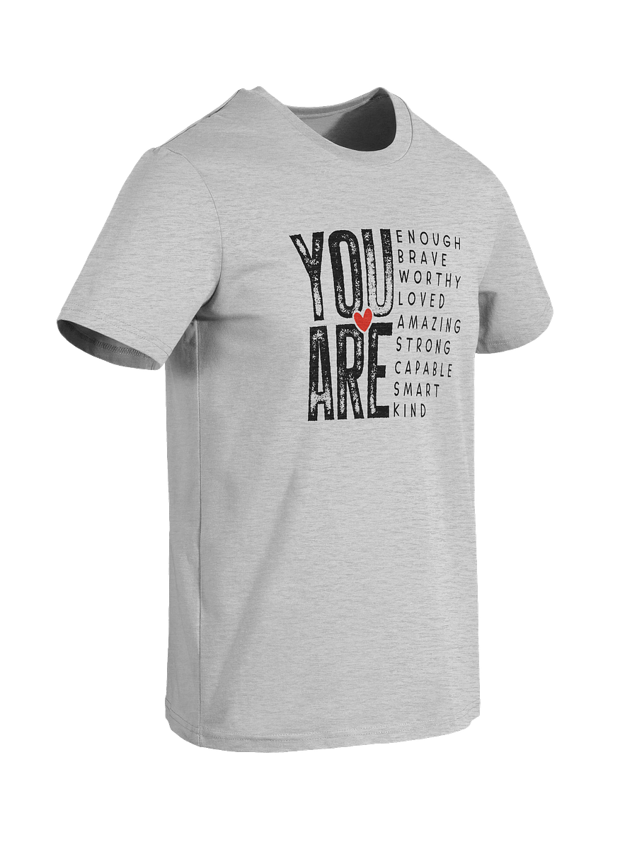 “You Are Enough” Affirmation Tee – Organic Cotton Unisex T-Shirt product image (20)